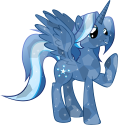 Size: 6073x6426 | Tagged: safe, artist:vector-brony, derpibooru import, oc, oc only, oc:starbright, alicorn, absurd resolution, alicorn oc, crystal alicorn, crystallized, simple background, solo, transparent background