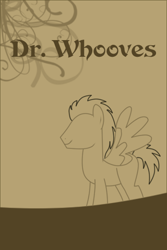 Size: 320x480 | Tagged: safe, doctor whooves, earth pony, pony, brown coat, brown mane, iphone wallpaper, male, minimalist, solo, stallion