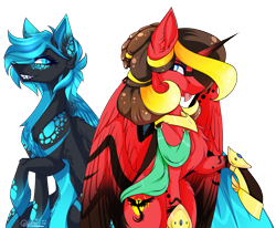 Size: 4725x3900 | Tagged: safe, artist:oneiria-fylakas, oc, oc:astrum, oc:oneiria fylakas, alicorn, pegasus, pony, female, high res, mare, simple background, transparent background