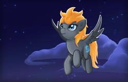 Size: 2488x1592 | Tagged: safe, artist:derpwave, derpibooru import, oc, oc only, pegasus, pony, flying, solo