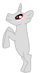 Size: 319x555 | Tagged: safe, artist:rongothepony, pony, unicorn, base, ms paint