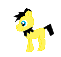 Size: 534x500 | Tagged: safe, artist:rongothepony, crossover, pichu, pokémon, ponified