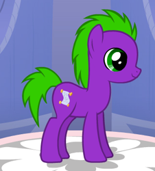 Size: 324x358 | Tagged: safe, artist:rongothepony, spike, pony creator, ponified, ponified spike