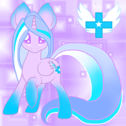 Size: 600x600 | Tagged: safe, artist:princess amity, derpibooru import, oc, oc only, alicorn, pony, alicorn oc, cutie mark, solo