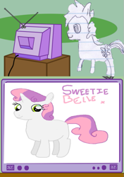 Size: 423x600 | Tagged: safe, derpibooru import, oc, oc only, oc:sketchy the notebook pony, exploitable meme, lined paper, stylistic suck, tv meme