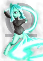 Size: 990x1400 | Tagged: safe, artist:rautakoura, derpibooru import, pony, bipedal, crossover, ponified, remy, solo, street fighter