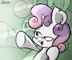 Size: 1200x1000 | Tagged: safe, artist:slitherpon, derpibooru import, sweetie belle, braces, solo