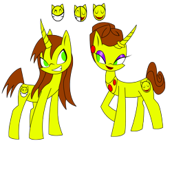 Size: 3000x3000 | Tagged: safe, artist:xj2010, oc, oc only, eyeshadow, fashion, hair bun, lipstick, makeover, makeup, mascara, perfect actress, pretty, smart fashionista, tough filly