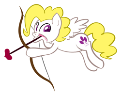 Size: 900x713 | Tagged: safe, artist:willdrawforfood1, derpibooru import, surprise, g1, arrow, ask surprise, bow (weapon), bow and arrow, cupid, g1 to g4, generation leap, weapon