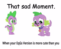 Size: 5000x4000 | Tagged: safe, derpibooru import, spike, dog, equestria girls, spike the dog, text