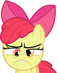 Size: 3000x3889 | Tagged: safe, artist:erccre147, apple bloom, earth pony, pony, derp, faic, female, filly