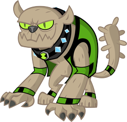 Size: 4620x4435 | Tagged: safe, artist:zimvader42, derpibooru import, spot, diamond dog, absurd resolution, ben 10, crossover, simple background, solo, transparent background, vector