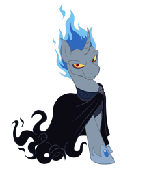 Size: 2409x2572 | Tagged: safe, artist:icelion87, derpibooru import, greek mythology, hades, hercules, ponified, solo