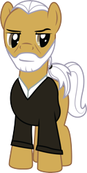 Size: 3265x6503 | Tagged: safe, artist:achenara, beard, facial hair, george carlin, ponified, rest in peace