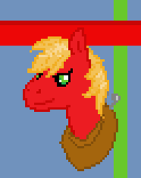 Size: 310x390 | Tagged: safe, artist:hand-l, derpibooru import, big macintosh, earth pony, pony, male, pixel art, solo, stallion