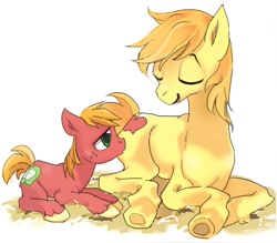 Size: 600x526 | Tagged: safe, artist:pasikon, derpibooru import, big macintosh, braeburn, earth pony, pony, male, stallion