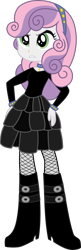 Size: 622x1920 | Tagged: safe, artist:secret-asian-man, derpibooru import, sweetie belle, equestria girls, female, meanie belle, simple background, solo, transparent background