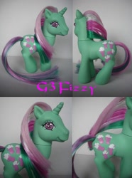 Size: 800x1078 | Tagged: safe, artist:berrymouse, fizzy, g1, g3, custom, g1 to g3, generation leap, irl, photo, toy