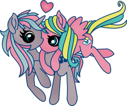 Size: 11169x9403 | Tagged: safe, artist:knoeki, artist:violalala, derpibooru import, oc, oc only, oc:knoeki, oc:uta, pegasus, pony, unicorn, absurd resolution, female, kissing, knoeki, lesbian, shipping, simple background, transparent background, uta, vector