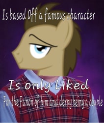 Size: 423x500 | Tagged: safe, derpibooru import, doctor whooves, anti-shipping, bad luck brian, exploitable meme, meme