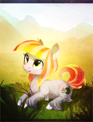 Size: 784x1024 | Tagged: safe, artist:locksto, derpibooru import, oc, oc only, oc:melon drop, earth pony, pony, female, mare, solo, unshorn fetlocks