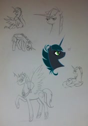 Size: 902x1280 | Tagged: safe, artist:astonishingly, derpibooru import, oc, oc only, alicorn, pony, eclipse