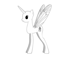 Size: 830x650 | Tagged: safe, oc, oc only, alicorn, flutter pony, pony, pony creator, alicorn oc, alphamega, flutter pony alicorn, greek alphabet, wat, white