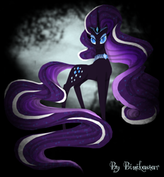 Size: 600x647 | Tagged: safe, artist:binikastar, derpibooru import, nightmare rarity, spoiler:comic, solo