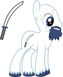 Size: 3833x4701 | Tagged: safe, artist:asdflove, derpibooru import, o-chul, ponified, simple background, solo, the order of the stick, transparent background, vector