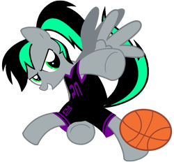 Size: 927x861 | Tagged: safe, artist:digiking202, derpibooru import, oc, oc only, pegasus, pony, basketball, simple background, solo, transparent background, vector