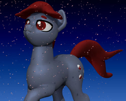 Size: 1122x894 | Tagged: safe, artist:harikon, derpibooru import, oc, oc only, earth pony, pony, 3d, cherry blossoms, solo