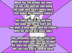 Size: 497x363 | Tagged: safe, artist:snakeman1992, sweetie belle, cute, meme, poem