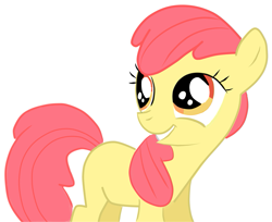 Size: 809x661 | Tagged: artist needed, safe, derpibooru import, apple bloom, simple background, solo, vector, white background