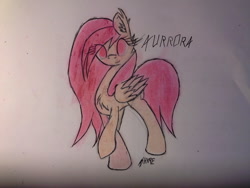 Size: 1024x768 | Tagged: safe, artist:ashyrecloud, derpibooru import, oc, oc only, pegasus, pony, solo, traditional art