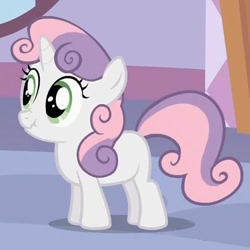 Size: 512x512 | Tagged: safe, derpibooru import, screencap, sweetie belle, scrunchy face, solo