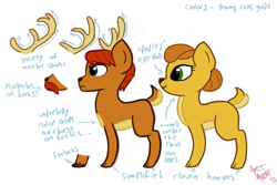 Size: 1000x667 | Tagged: safe, artist:aa, oc, oc only, deer, original species, celtic, concept art, do or deer, moustache