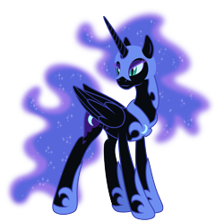 Size: 1085x1072 | Tagged: safe, artist:stabzor, derpibooru import, nightmare moon, alicorn, pony, simple background, solo, svg, transparent background, vector