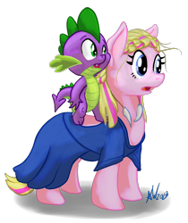 Size: 1344x1600 | Tagged: safe, artist:snapai, derpibooru import, spike, oc, dragon, daenerys targaryen, game of thrones, harsher in hindsight, meghan mccarthy, ponified