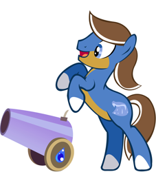 Size: 600x662 | Tagged: safe, artist:bronybox, derpibooru import, blastoise, cannon, pokémon, ponified