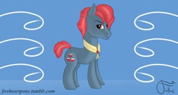 Size: 2643x1414 | Tagged: safe, artist:fireheart, apple split, pony, apple family member, mane