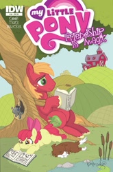 Size: 1265x1920 | Tagged: safe, derpibooru import, idw, apple bloom, big macintosh, smarty pants, winona, big cat, earth pony, pony, tiger, book, burger, calvin and hobbes, comic cover, cover, food, hamburger, jughead, male, ponified, stallion, the catcher in the rye