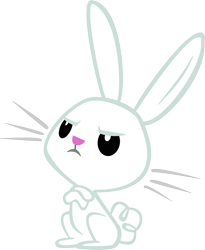 Size: 2000x2442 | Tagged: safe, artist:nero-narmeril, angel bunny, simple background, solo, transparent background, vector