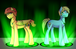 Size: 1197x769 | Tagged: safe, derpibooru import, achievement hunter, gavin free, michael jones, ponified