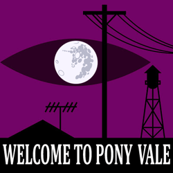 Size: 400x400 | Tagged: safe, artist:rob wilson, derpibooru import, creepy, crossover, mashup, night, welcome to night vale, welcome to pony vale