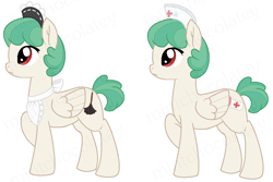 Size: 876x584 | Tagged: safe, artist:mintchocolatey, derpibooru import, oc, oc only, pegasus, pony, clothes, maid