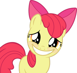 Size: 4880x4640 | Tagged: safe, artist:naihatsu92, apple bloom, absurd resolution, simple background, smiling, transparent background, vector