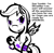 Size: 349x342 | Tagged: safe, artist:shadesofeverfree, derpibooru import, scootaloo, ask, ask shredder-loo, skateboard, solo, tumblr