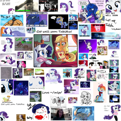 Size: 4000x4000 | Tagged: safe, derpibooru import, /mlp/, get well soon, tabitha st. germain, vulgar