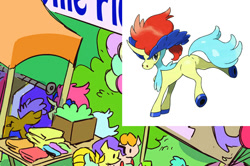 Size: 876x582 | Tagged: safe, derpibooru import, idw, spoiler:comic, cameo, keldeo, plot, pokémon