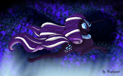 Size: 1024x633 | Tagged: safe, artist:binikastar, derpibooru import, nightmare rarity, spoiler:comic, solo